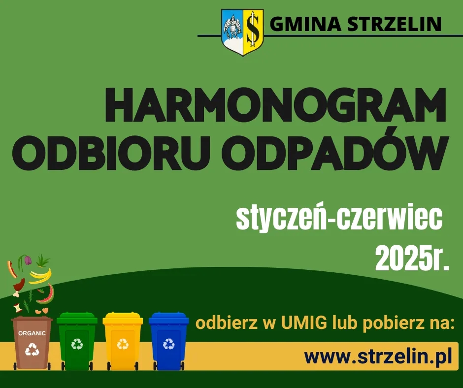 Kiedy śmieci? Sprawdź harmonogram odbioru odpadów w swojej gminie